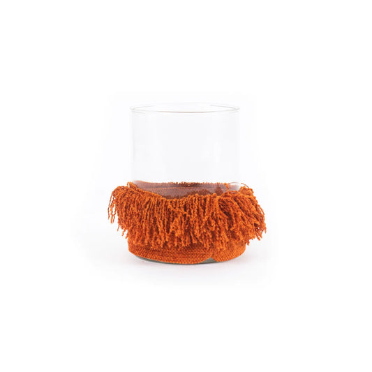 The Oh My Gee Candle Holder - Rust Velvet - L - Remood furniture living