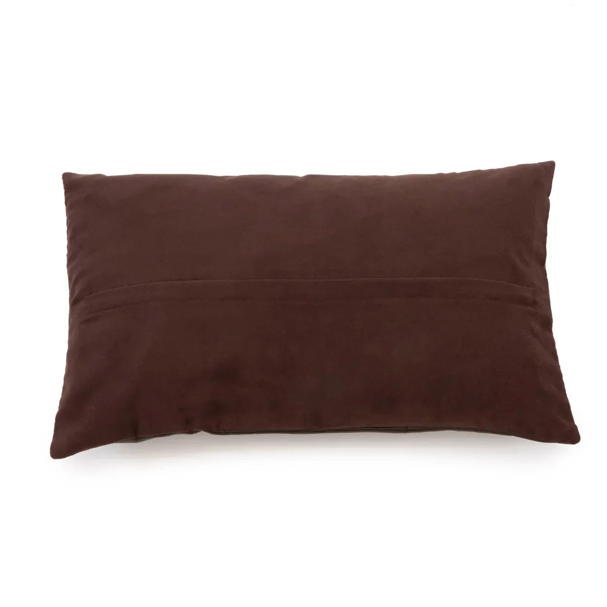 The Six Panel Leather Cushion Cover - Choco - 30x50 - Remood furniture living
