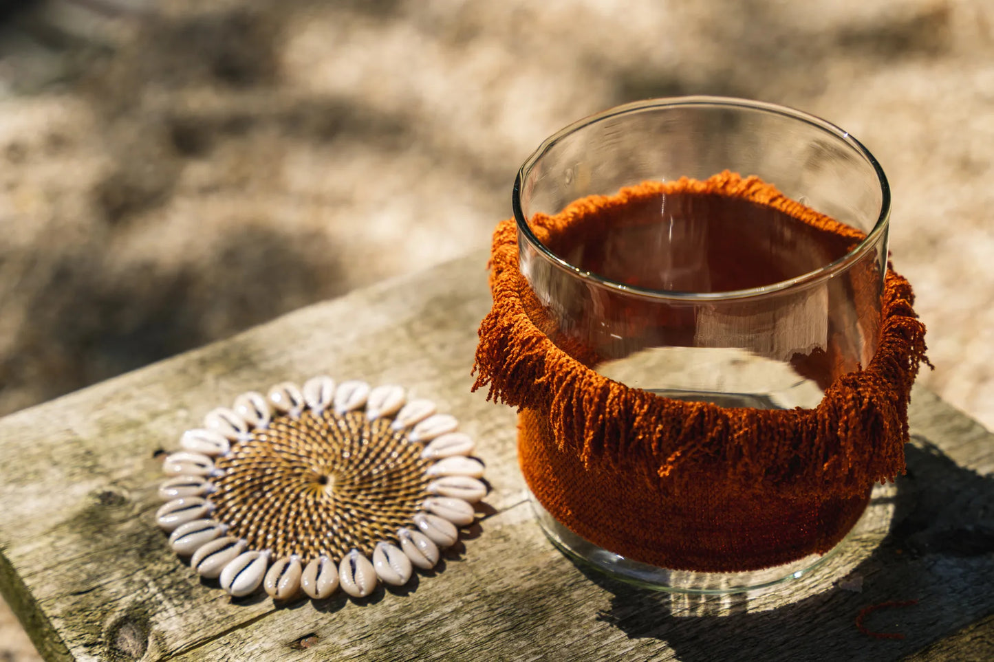 The Oh My Gee Candle Holder - Rust Velvet - S - Remood furniture living