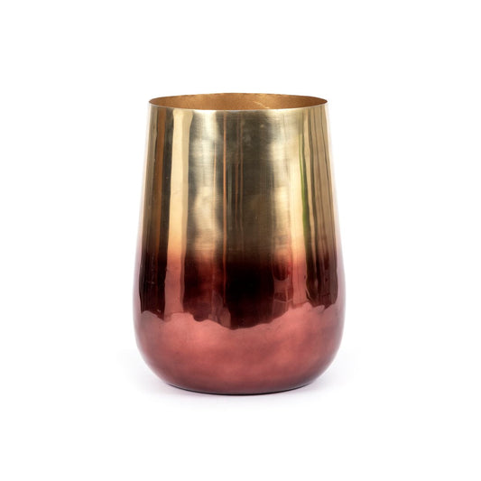 The Two Tone Brass Planter - Brass - L - Remood furniture living