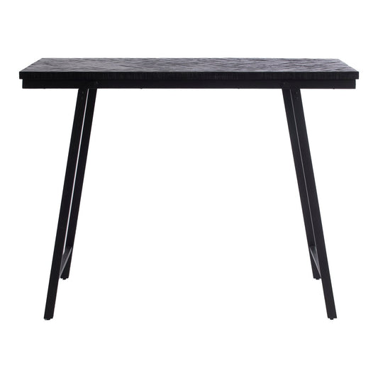 The Herringbone High Table - Black - 140cm - Remood furniture living