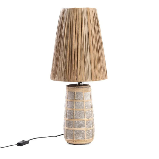 The Naxos Table Lamp - Concrete Natural - Remood furniture living