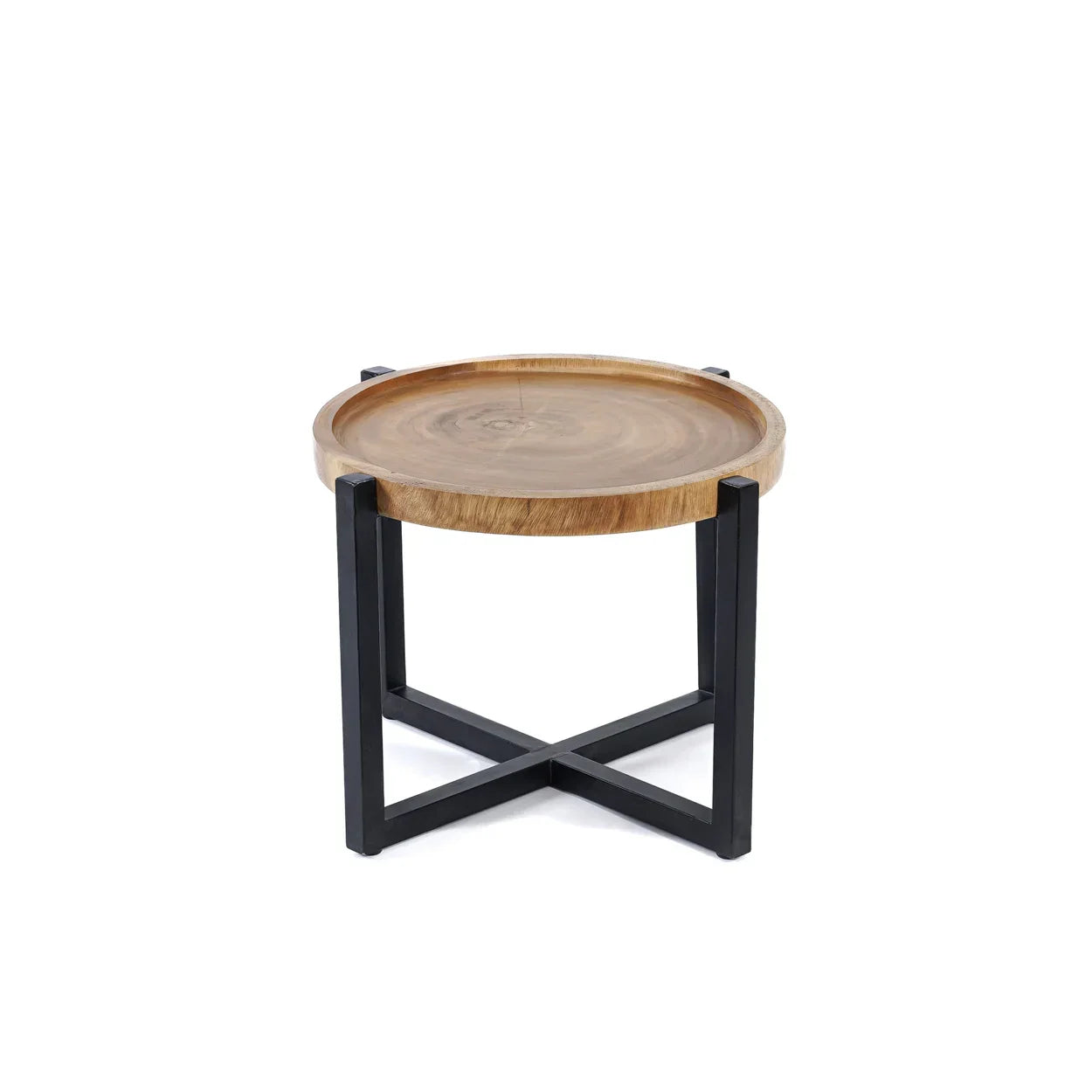 The Rain Tree Side Table - Natural Black - Remood furniture living