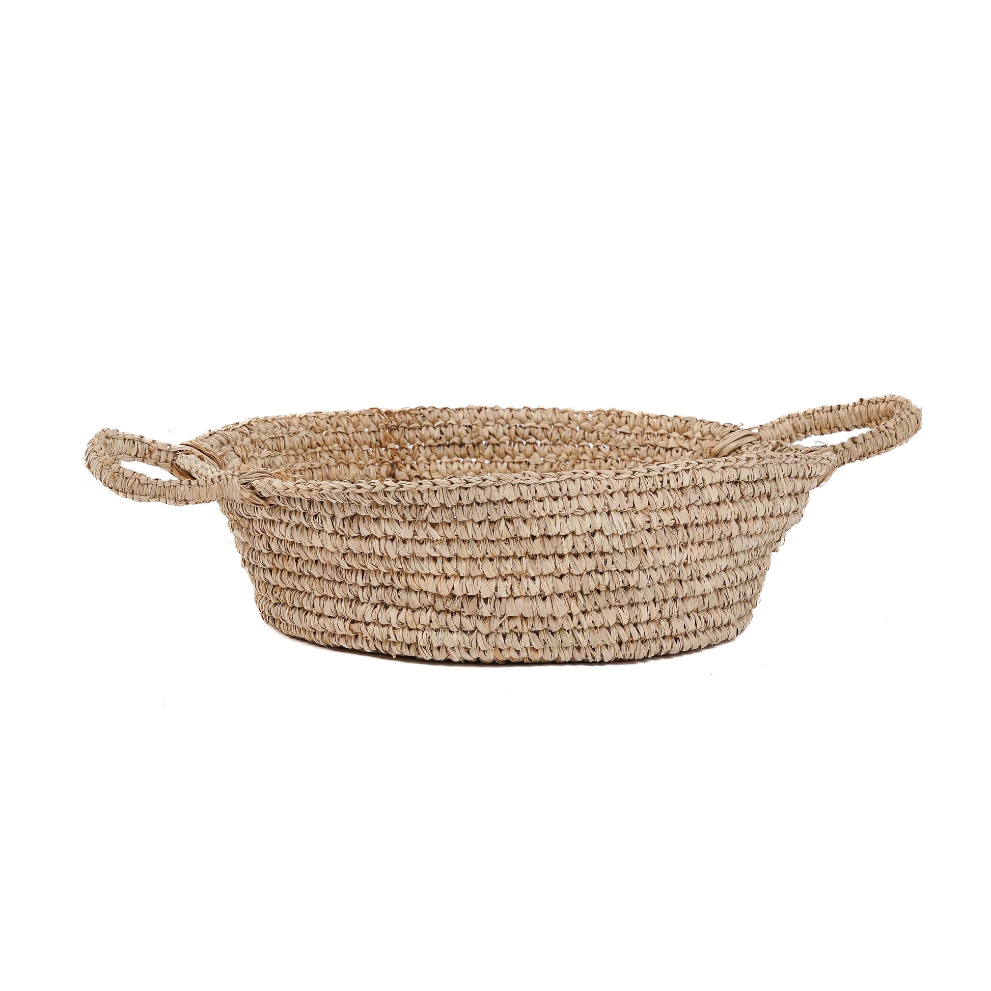 The Raffia Basket Trays - Natural - M - Remood furniture living