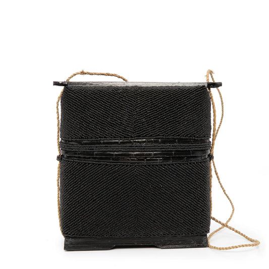 The Beaded Treasure Box - Black - Remood furniture living