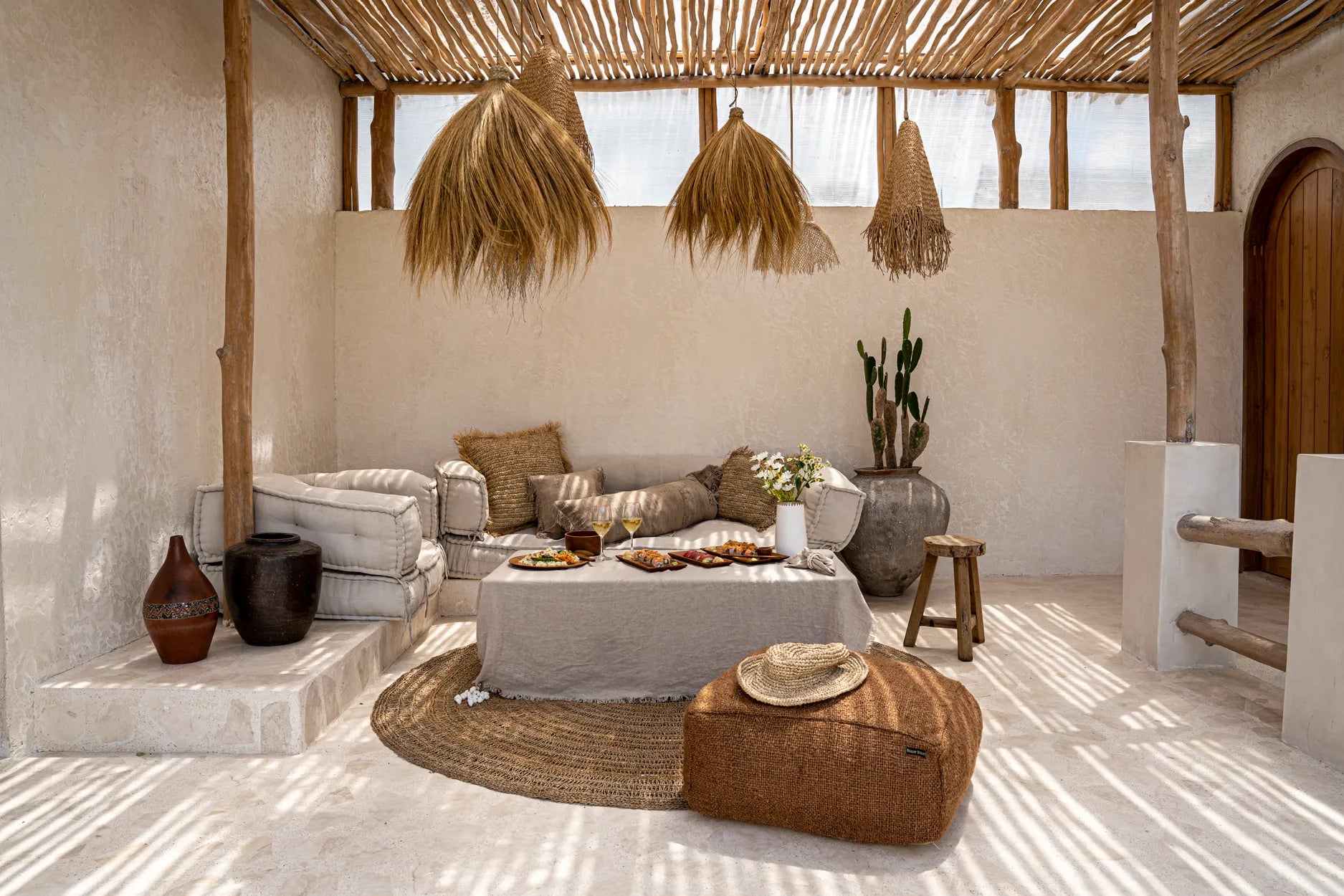 The Rayung Hut Pendant - Natural - M - Remood furniture living