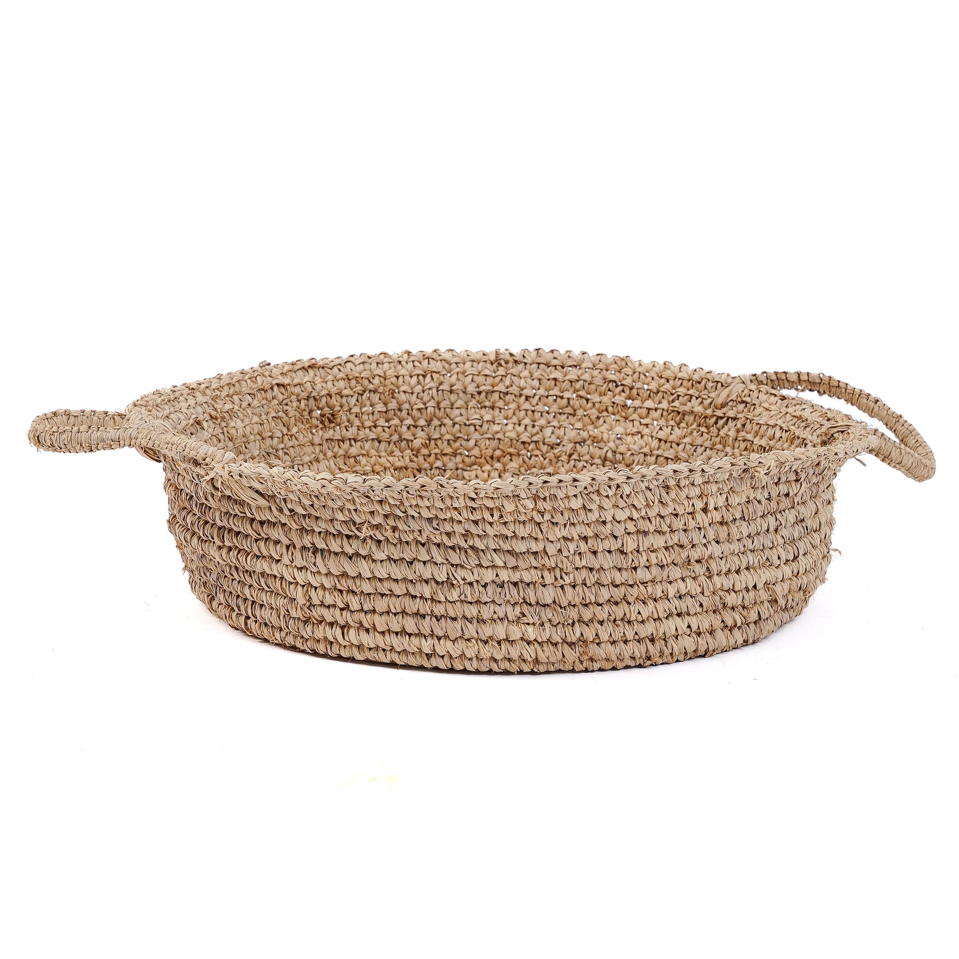 The Raffia Basket Trays - Natural - L - Remood furniture living