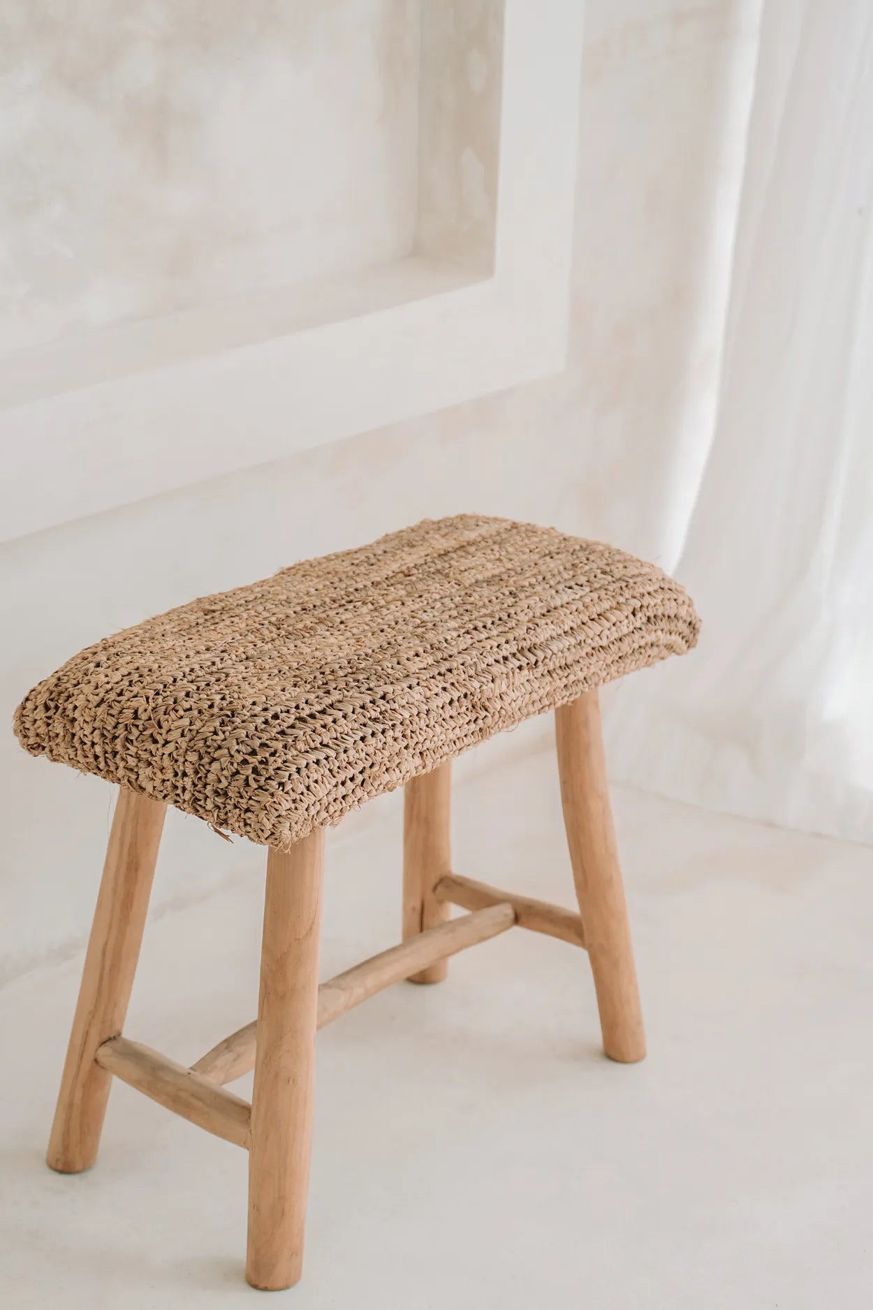 The Raffia Bench - Natural - Remood furniture living