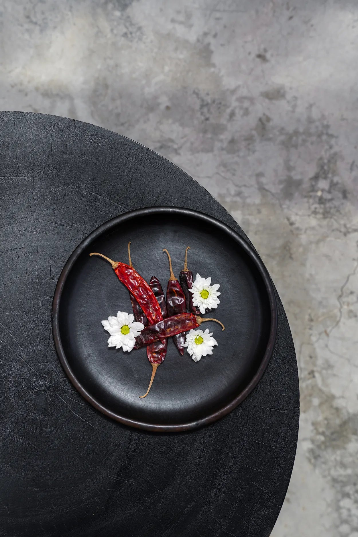 The Burned Classic Plate - Black - M - Remood furniture living