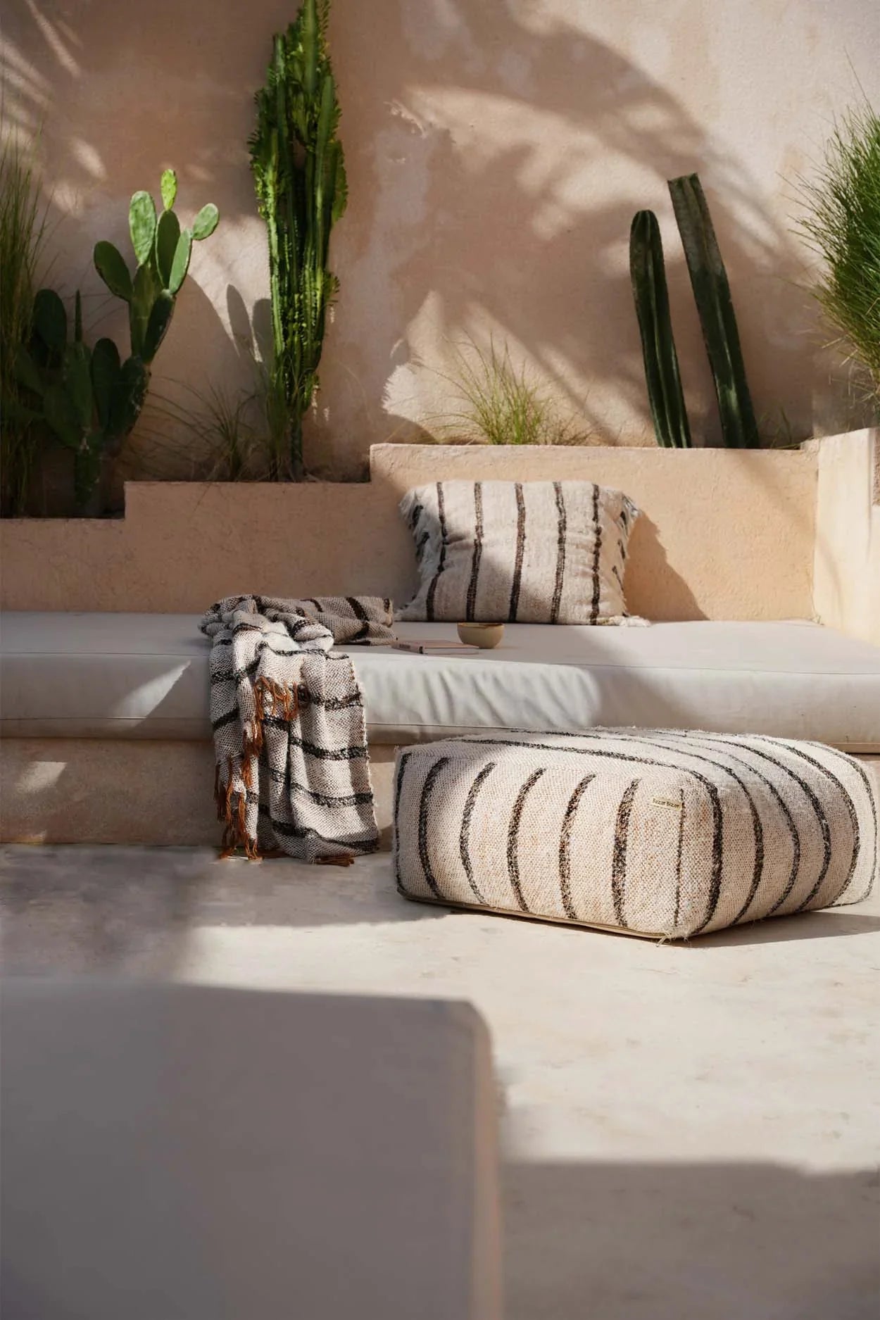 The Oh My Gee Pouffe - Bohemian White - Remood furniture living