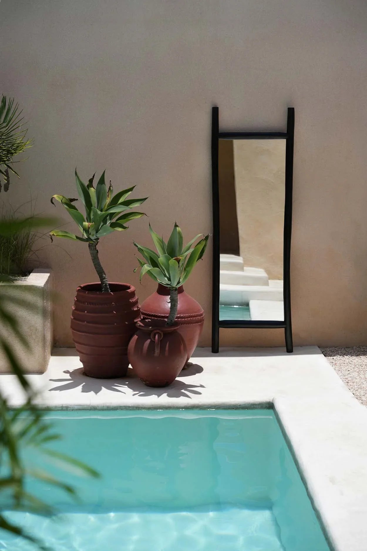 The Island Dressing Room Mirror - Black - Remood furniture living