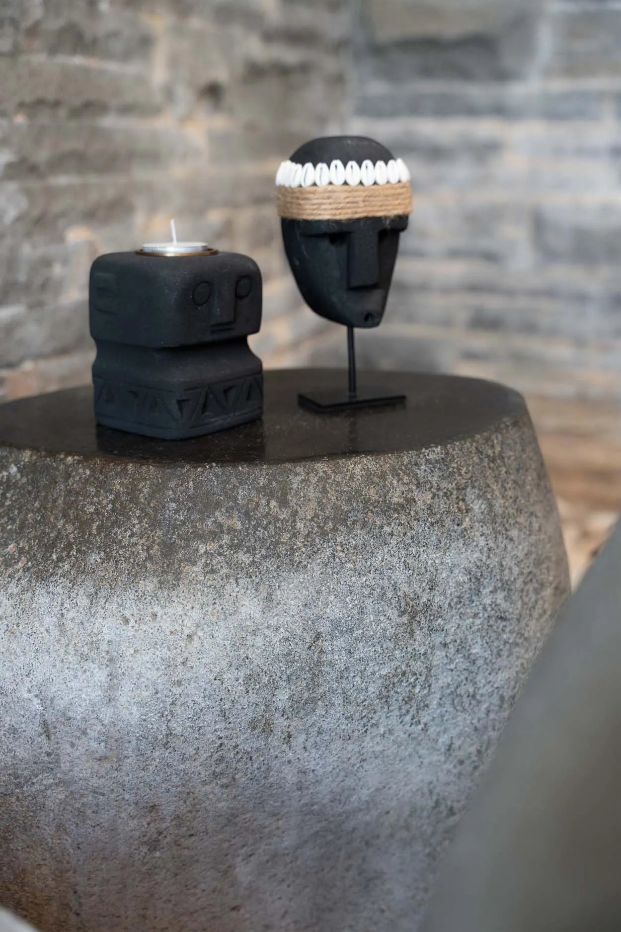The Sumba Stone #26 Candle Holder - Remood furniture living