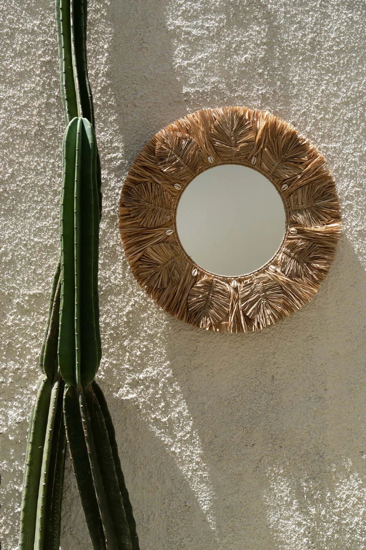 The Palm Tree Mirror - Natural - M - Remood furniture living