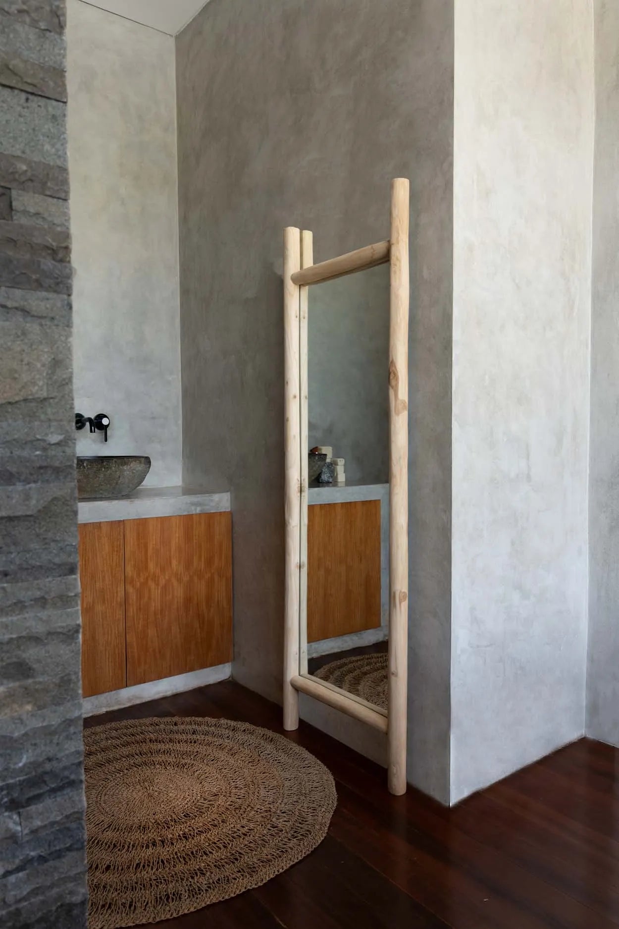 The Island Dressing Room Mirror - Natural - Remood furniture living