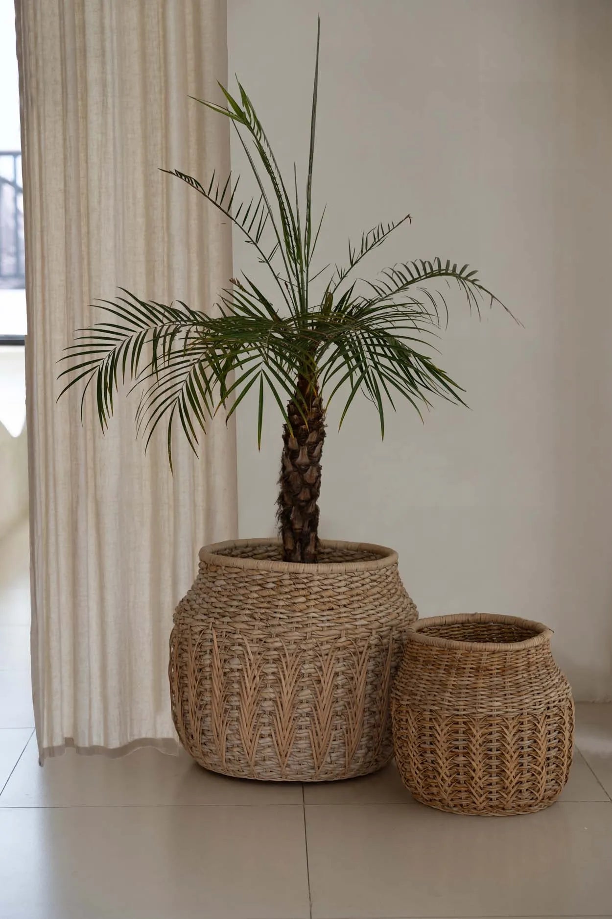 The Luziru Basket - Natural - M - Remood furniture living