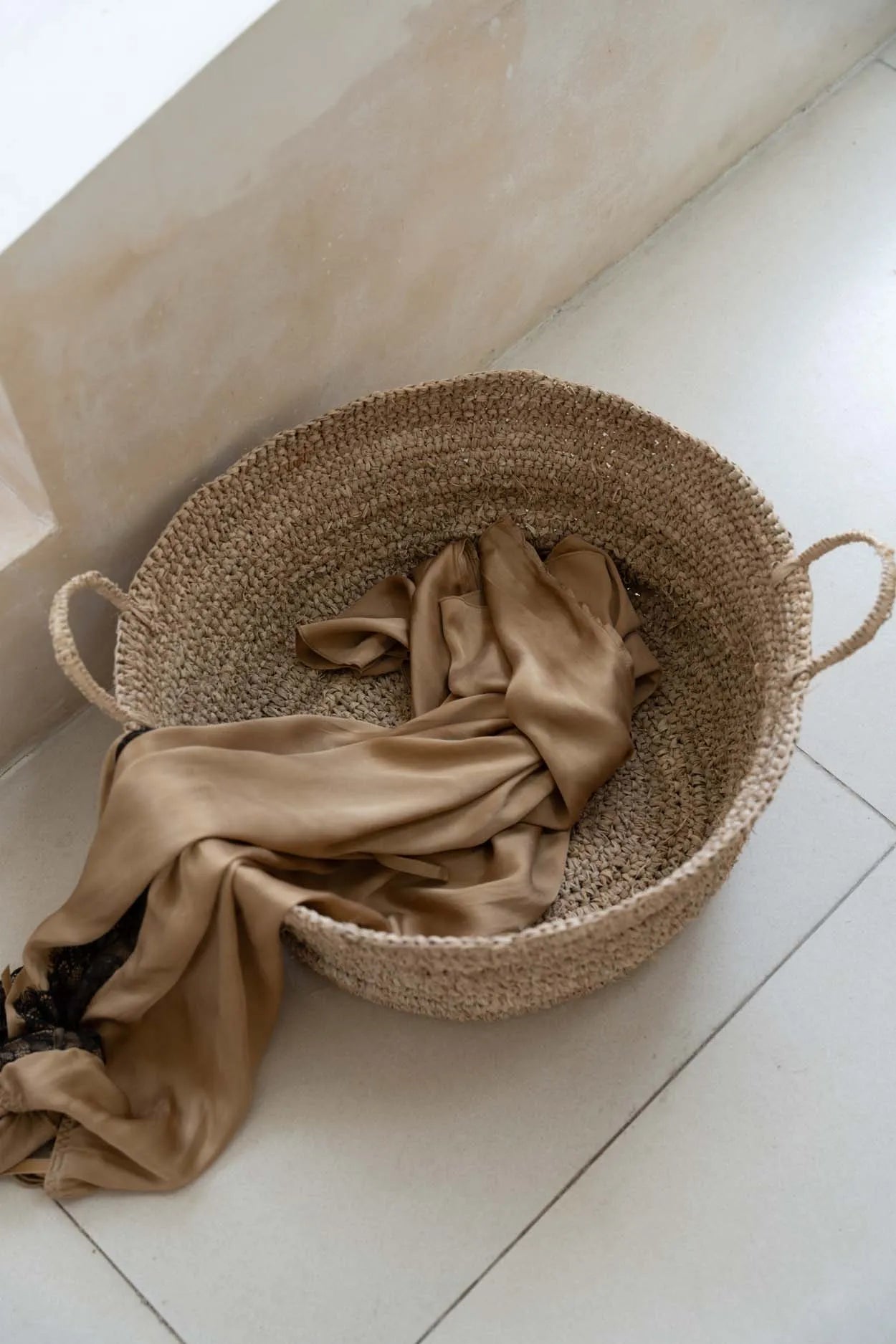 The Raffia Basket Trays - Natural - L - Remood furniture living