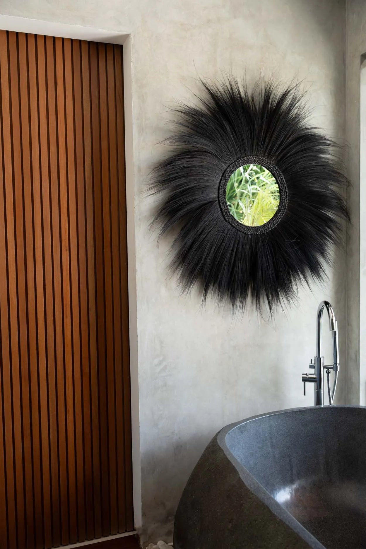 The Simba Mirror - Black - M - Remood furniture living