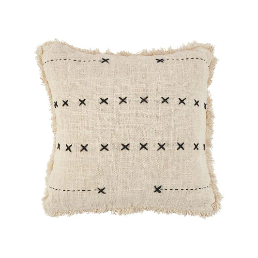 The French Kiss Cushion Cover - Natural Black - Remood furniture living