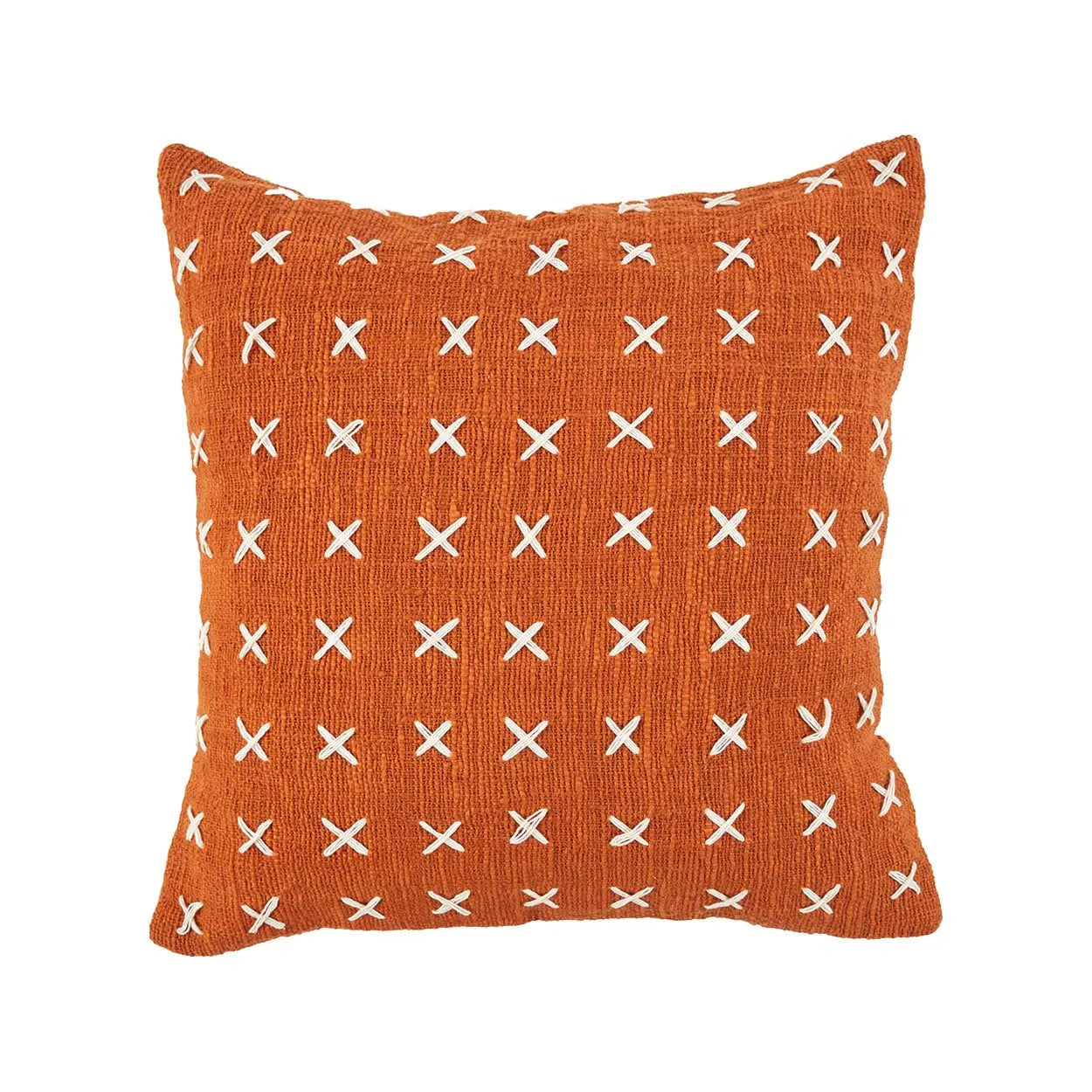 The Zillion Kiss Cushion Cover - Terracotta White - Remood furniture living