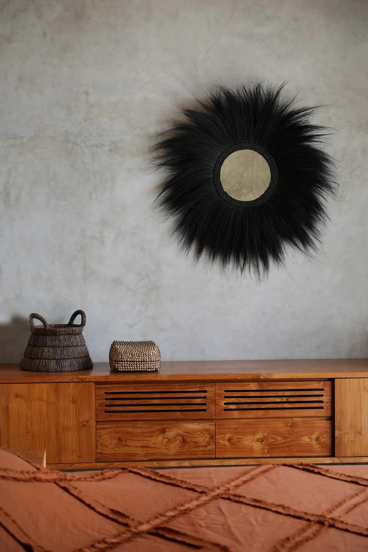 The Simba Mirror - Black - L - Remood furniture living