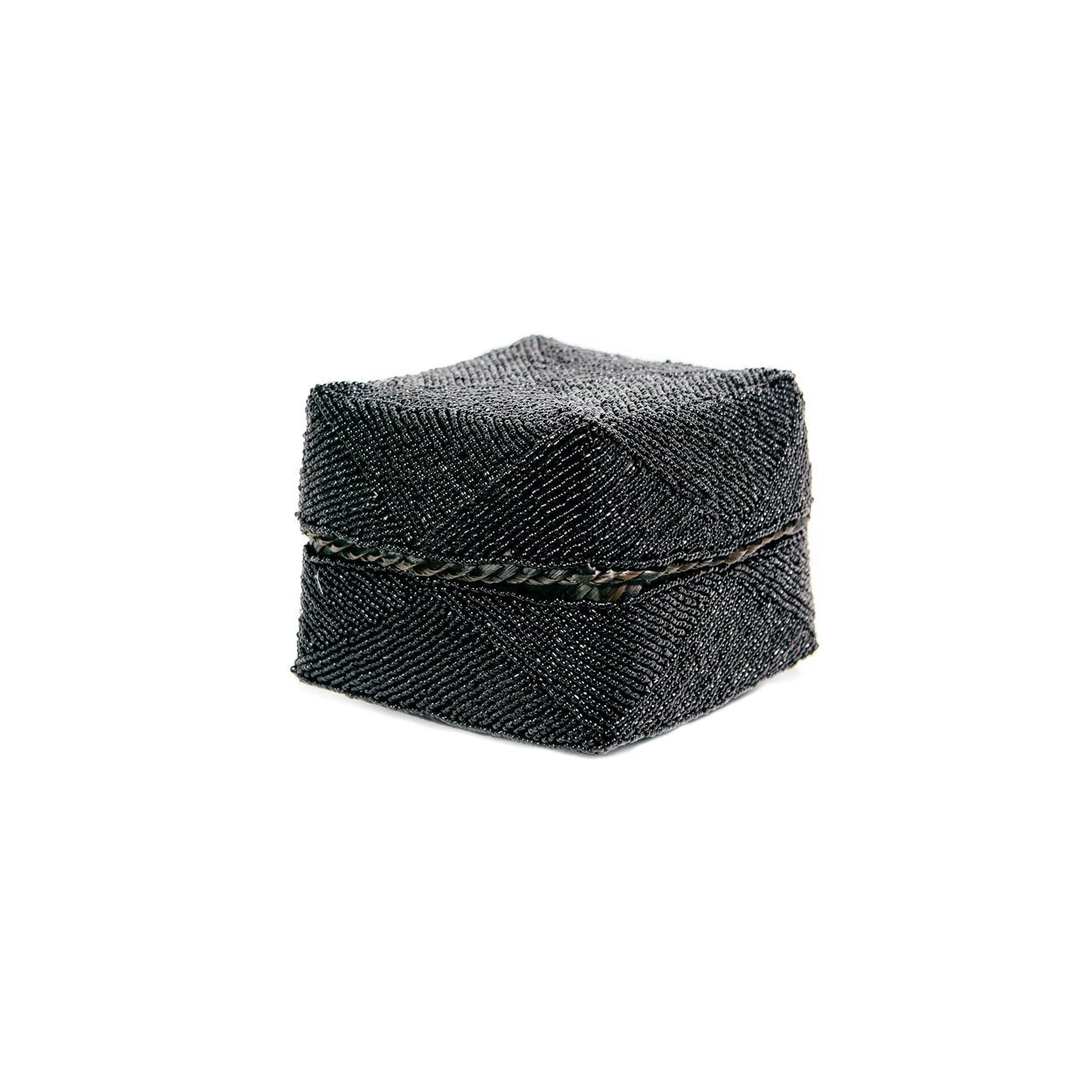The Beaded Basket - Black - S - Remood furniture living