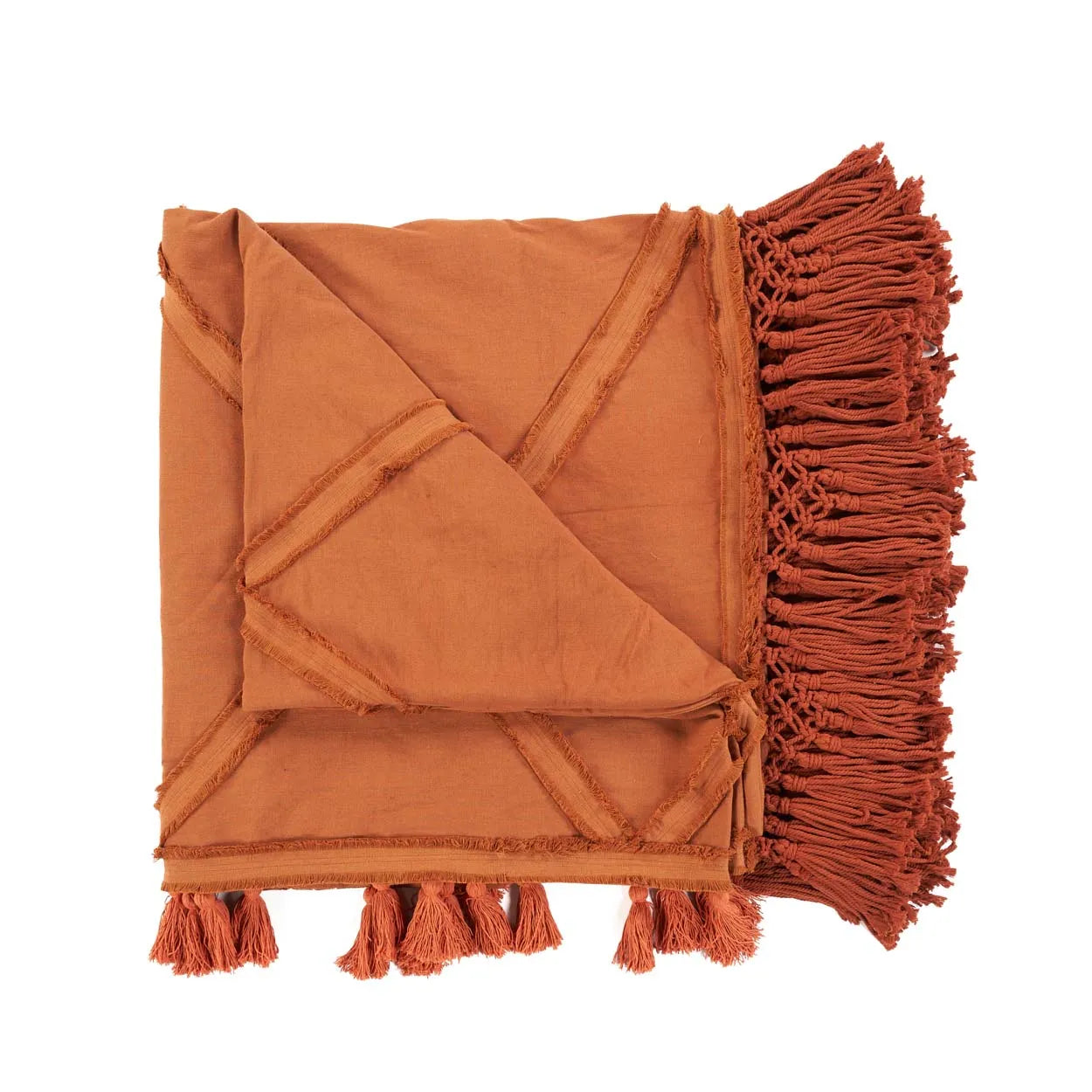 The Berber Bed Throw - Terracotta - Remood furniture living