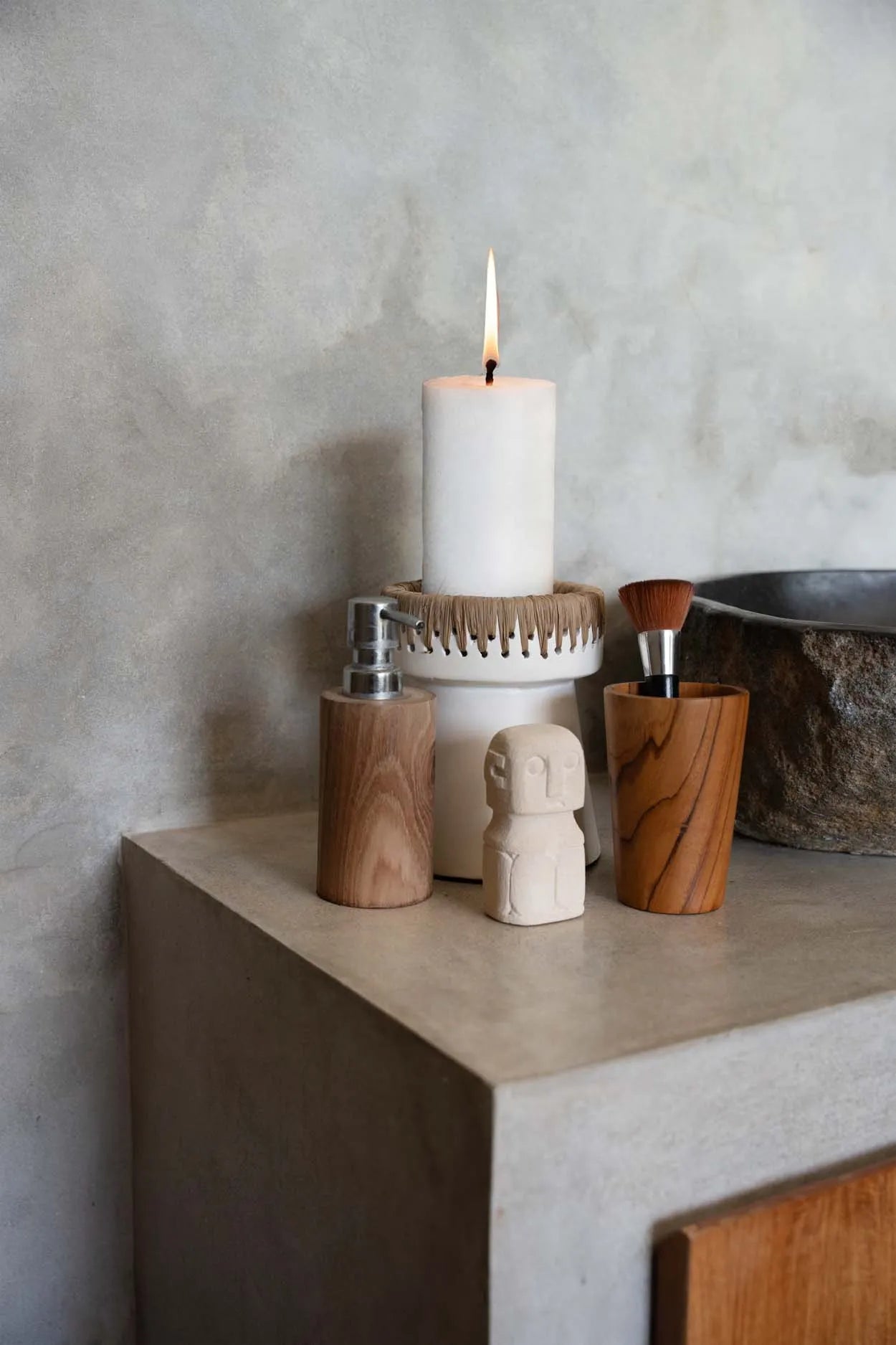 The Sumba Stone Man - Natural - S - Remood furniture living