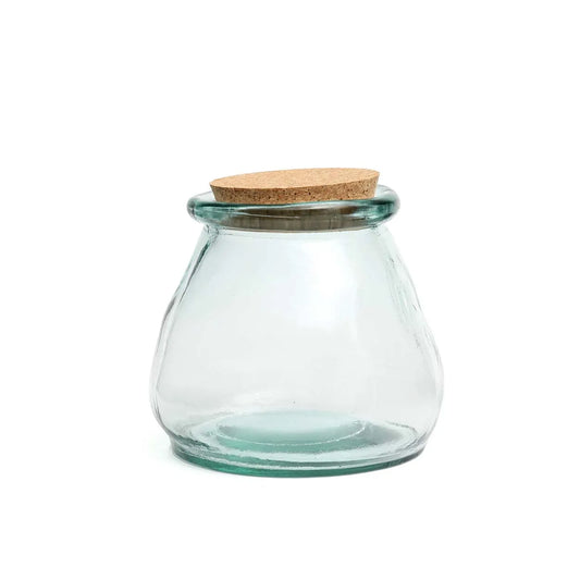 The Belly Glass Pot - Blue - L - Remood furniture living