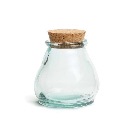 The Belly Glass Pot - Blue - M - Remood furniture living