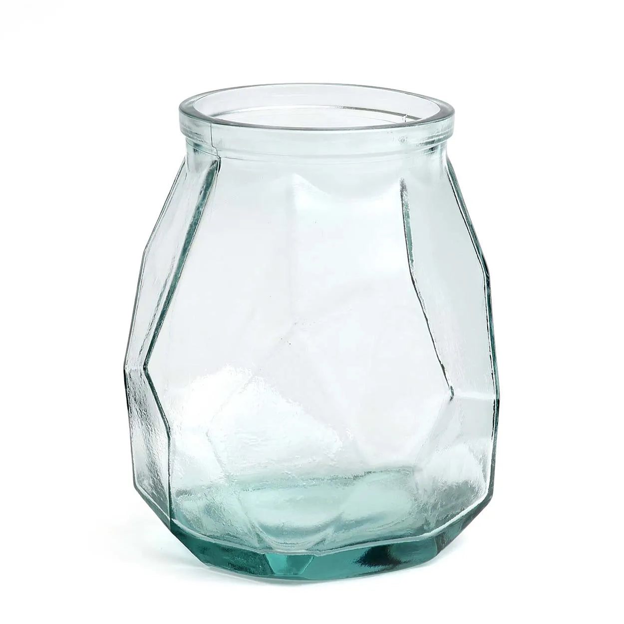 The Wide Origami Vase - Blue - Remood furniture living