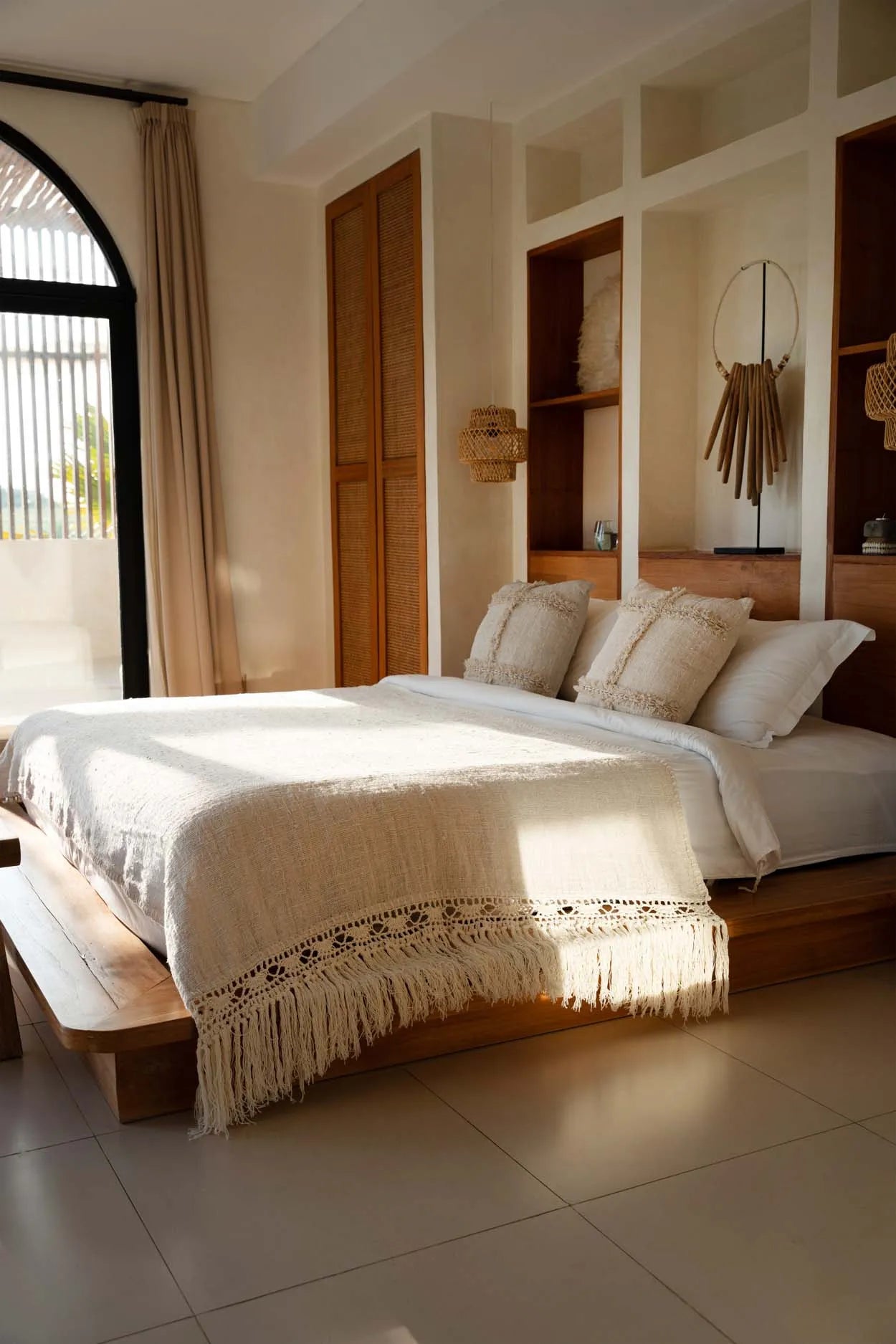 The Gypsy Bed Throw - Natural - Remood furniture living