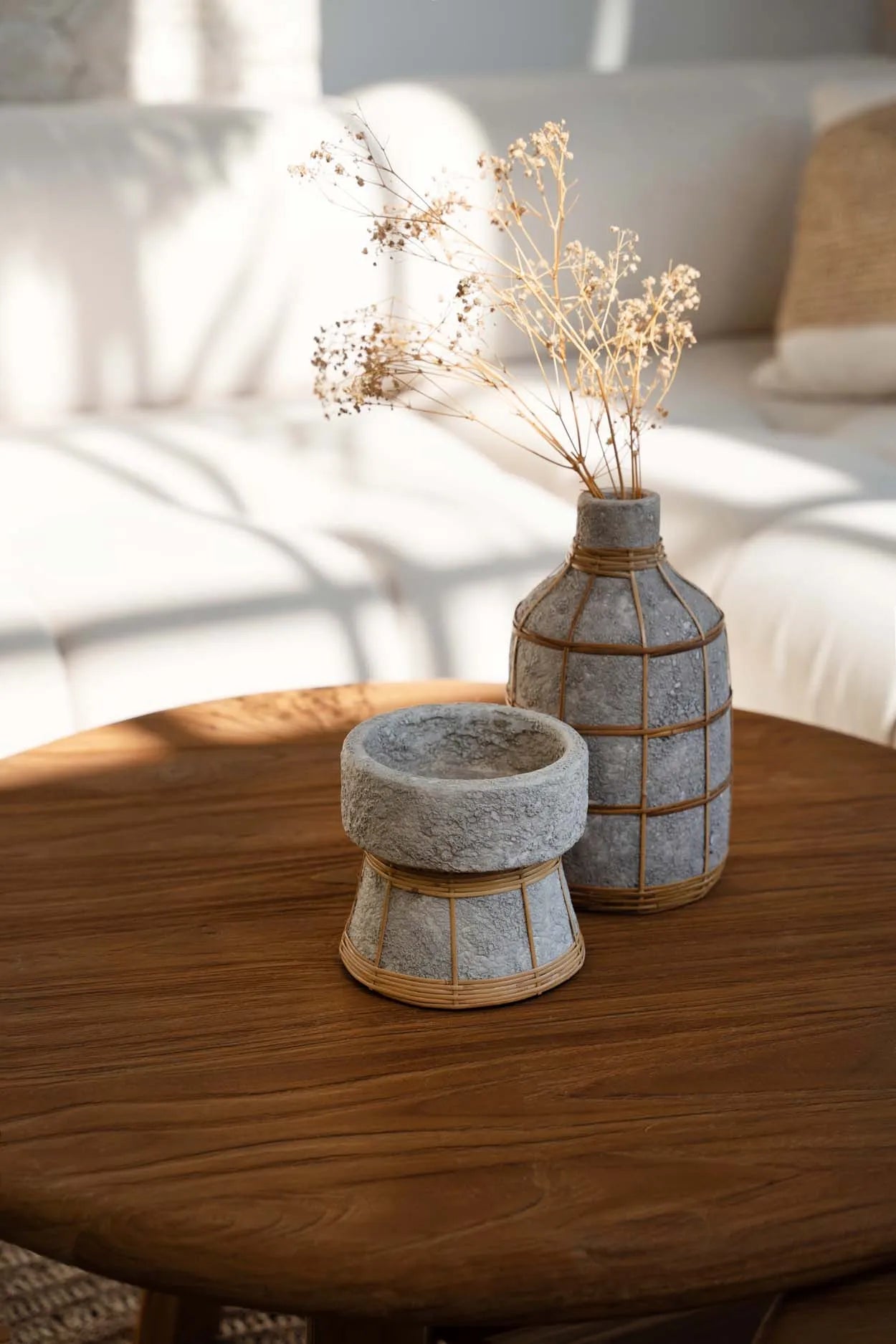 The Whoopy Vase - Concrete Natural - L - Remood furniture living