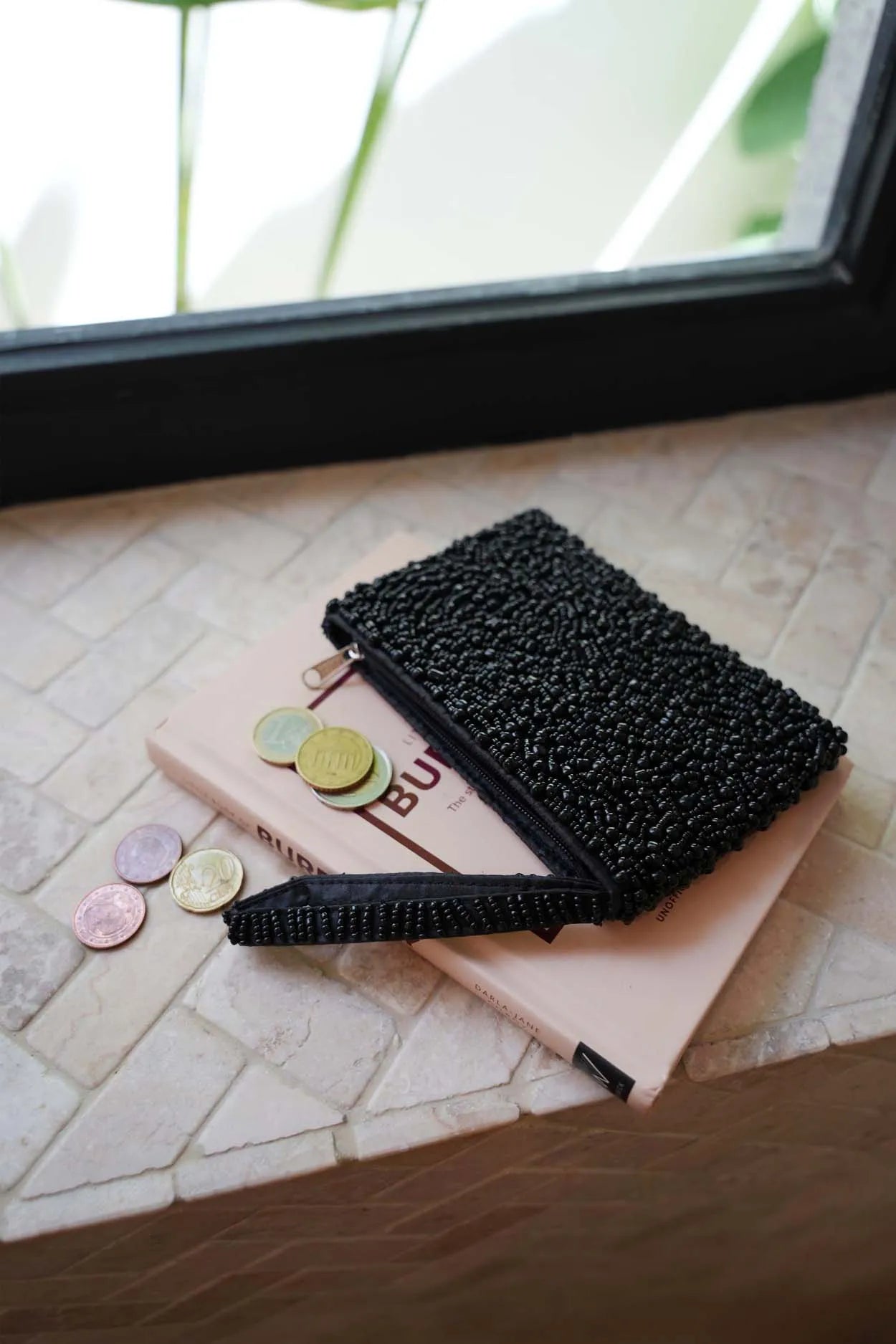 The Black Beaded Wallet - Remood furniture living