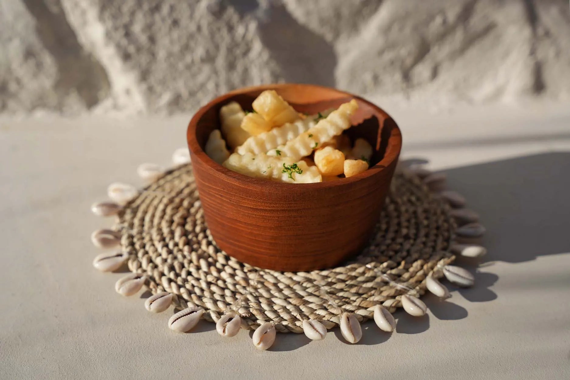 The Raffia Shell Pan Coaster - Remood furniture living
