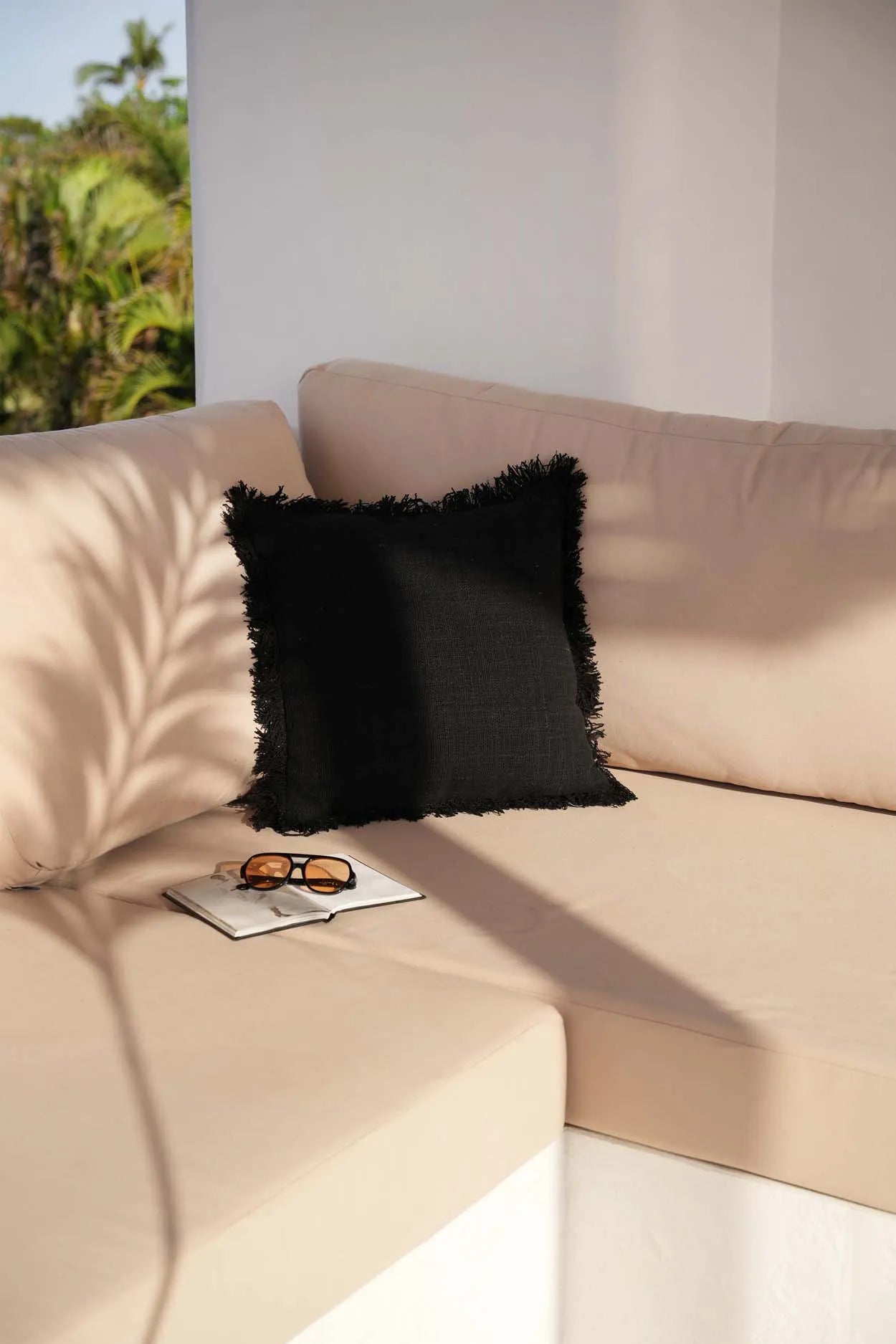 The Full Moon Cushion Cover - Black - Remood furniture living