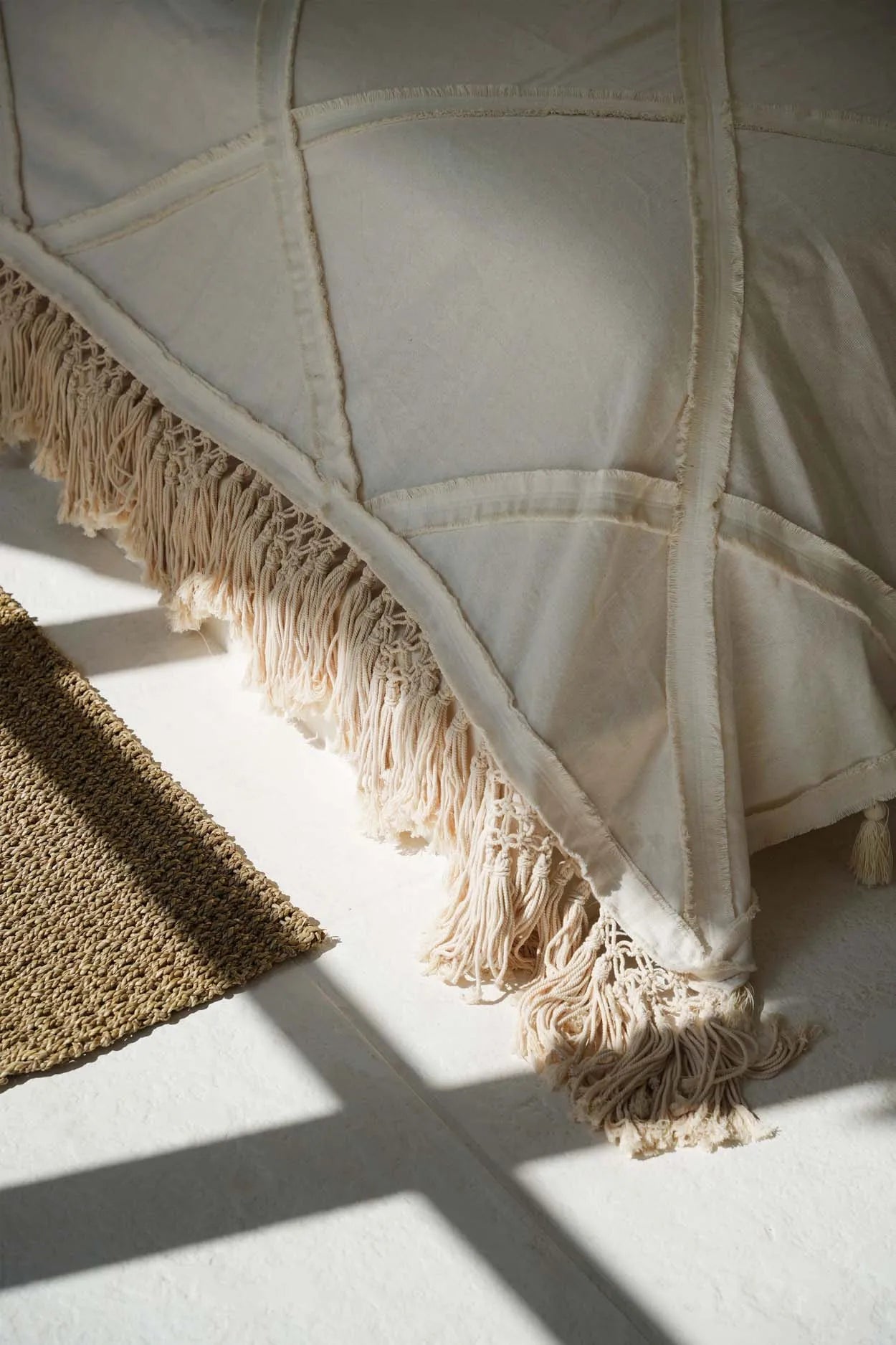 The Berber Bed Throw - Natural - Remood furniture living
