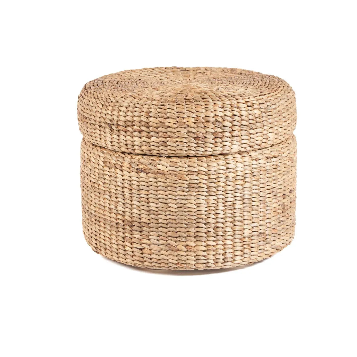The Circle Storage Ottoman - Natural - Remood furniture living