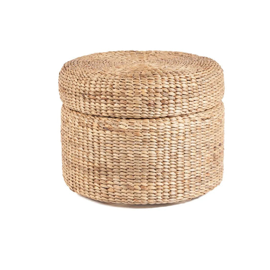 The Circle Storage Ottoman - Natural - Remood furniture living