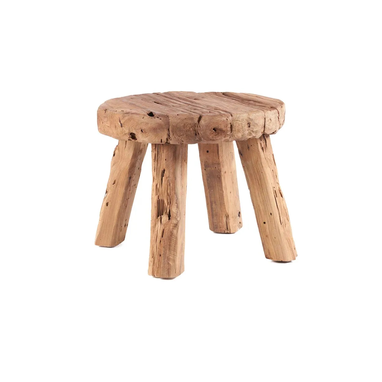 The Marabunta Rustic Side Table - Natural - Remood furniture living
