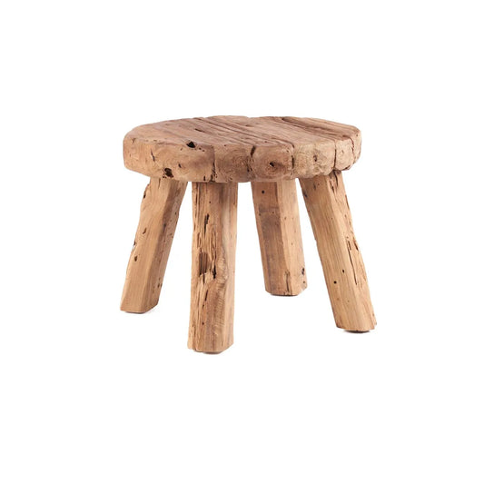 The Marabunta Rustic Side Table - Natural - Remood furniture living