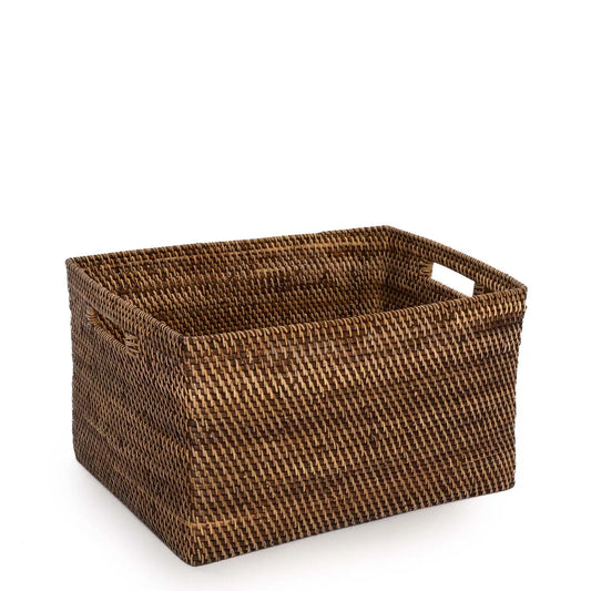The Colonial Magazine Basket - Natural Brown - XL - Remood furniture living