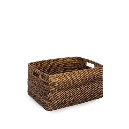 The Colonial Magazine Basket - Natural Brown - M - Remood furniture living