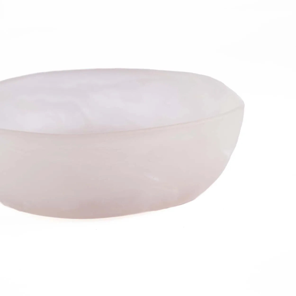 The Resin Organic Bowl - Pink White - S - Remood furniture living