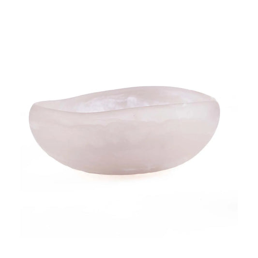 The Resin Organic Bowl - Pink White - L - Remood furniture living