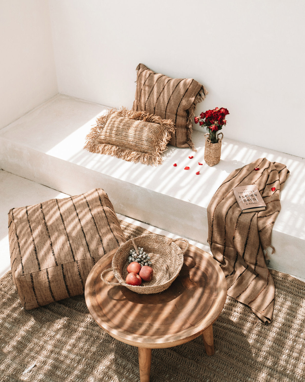 The Raffia Basket Trays - Natural - S - Remood furniture living