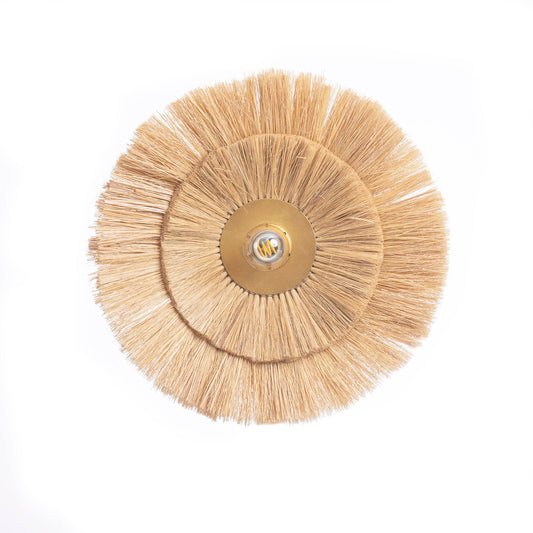 The Double Trouble Wall Lamp - Natural Gold - M - Remood furniture living