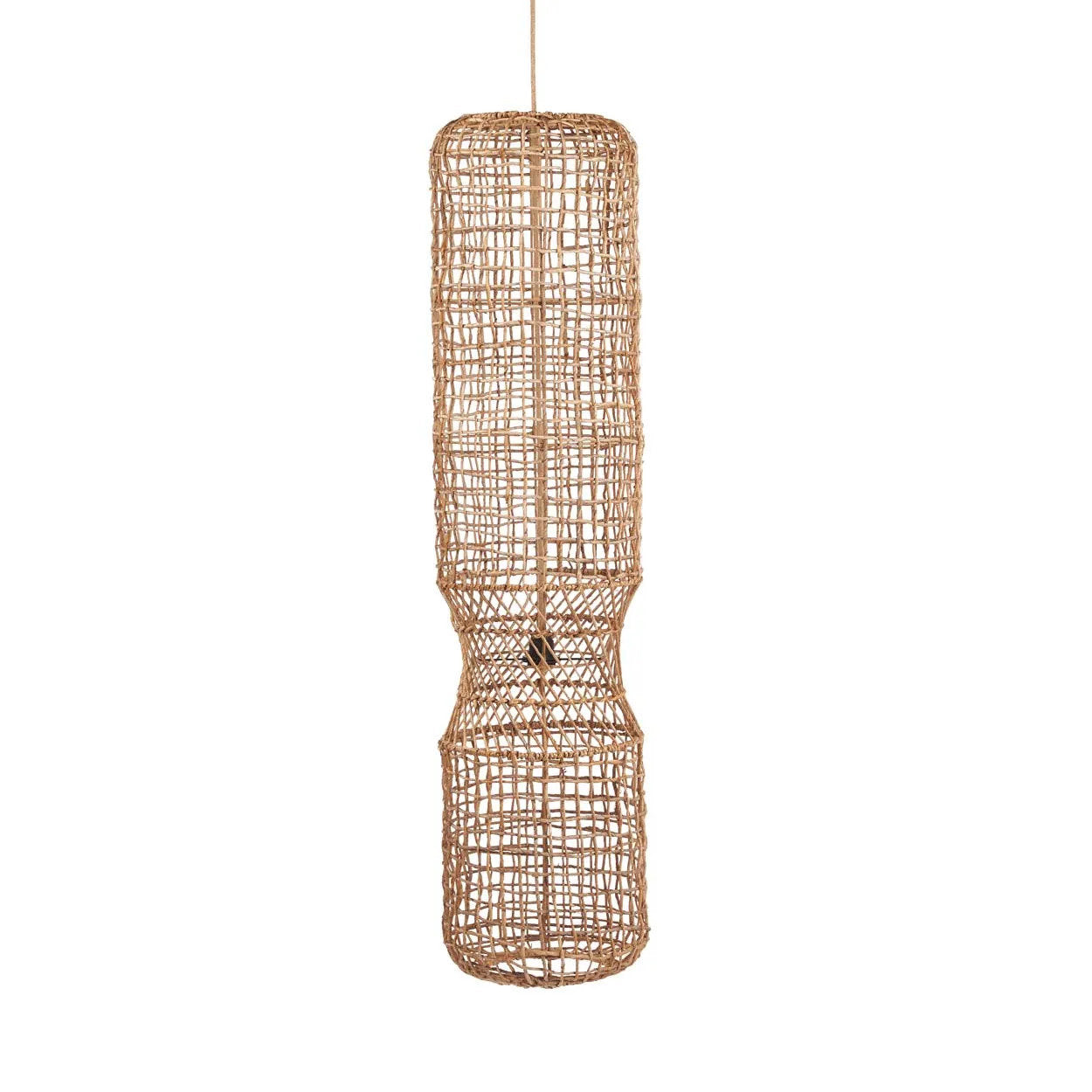 Suspension GuanYin Feuille de Bananier XXL Naturelle Faite Main Style Bohème