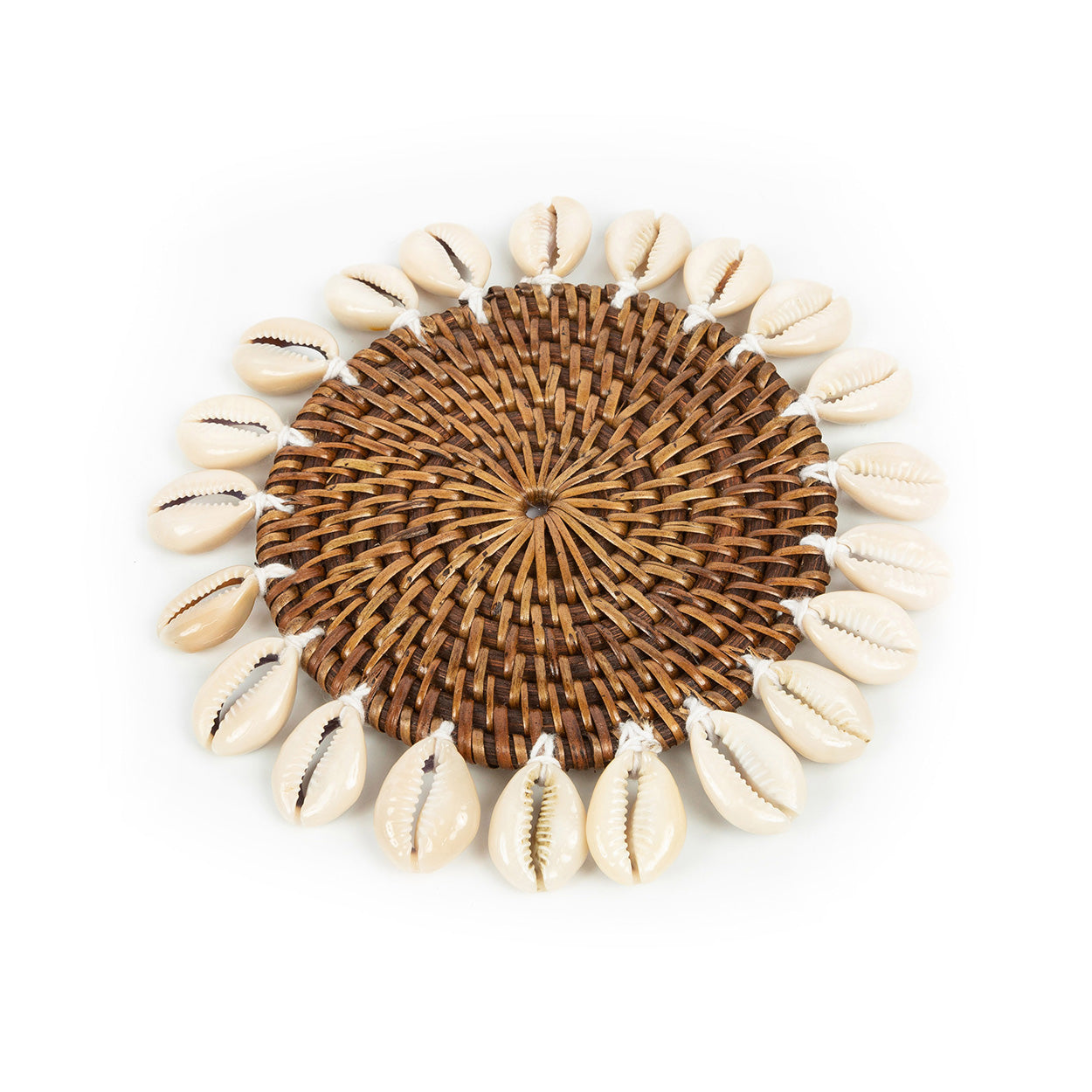 Dessous de verre The Colonial Shell - Brun naturel