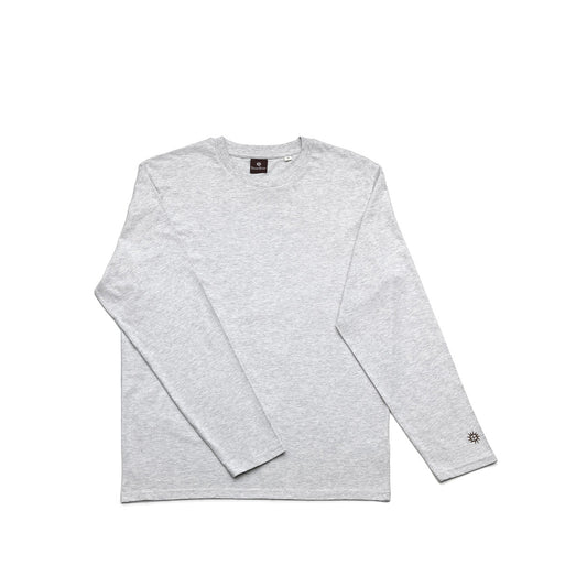 The Checkerboard L/S T-Shirt - Heather Grey - S