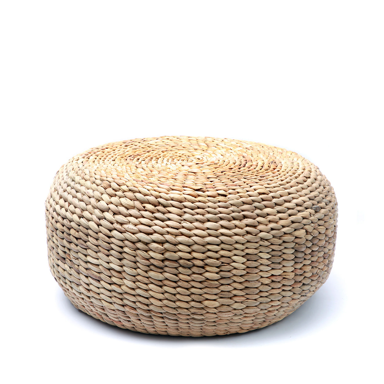 Pouf en jacinthe - Naturel - M